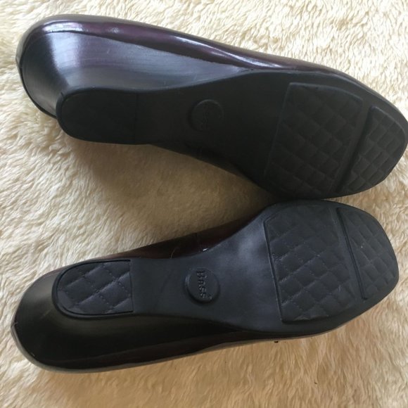 SZ 8.5 M Bass & Co Brown Wedge Penny Loafer's - Picture 4 of 7